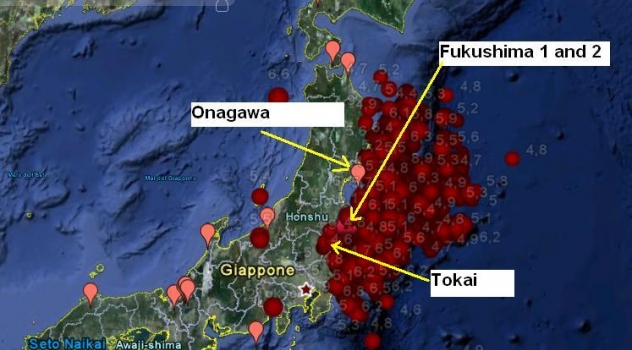 Il Giappone si sposta di 4 metri e affonda di 50 cm