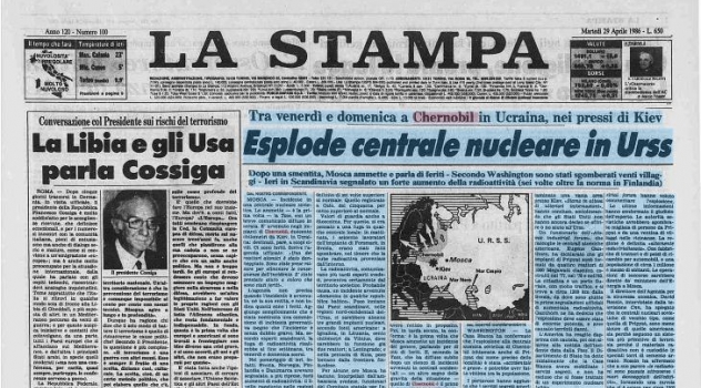Oggi, 26 aprile, ricorre il 25° anniversario dell'incidente nucleare di Cernobyl