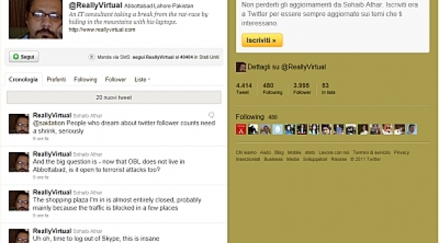 Bin Laden ucciso, il blitz raccontato su Twitter in tempo reale