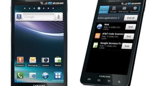Samsung Infuse 4G, megadisplay da 4,5 pollici e Internet a 21 Mbps