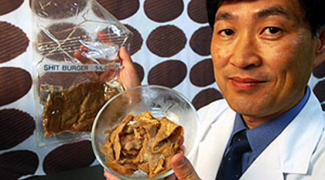 Dal Giappone arriva lo shit burger, carne artificiale dalle feci umane